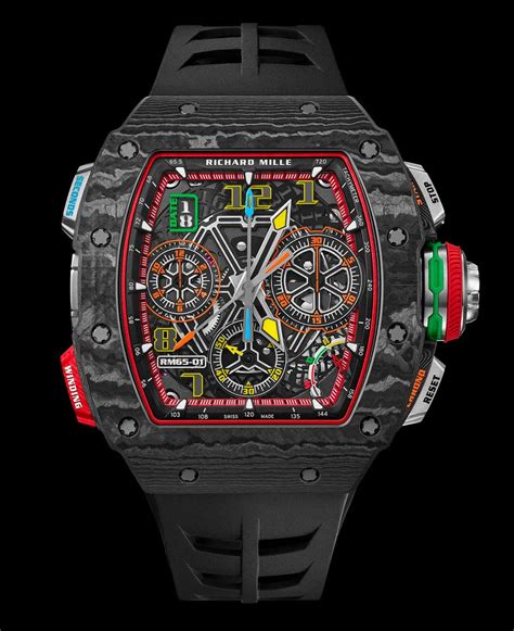 richard mille 65 01 specs.